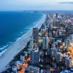 Picture of Surfers Paradise beach on the Gold Coast