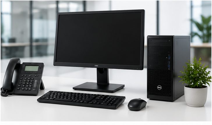 Computer, monitor and office IT equipment for a commercial move